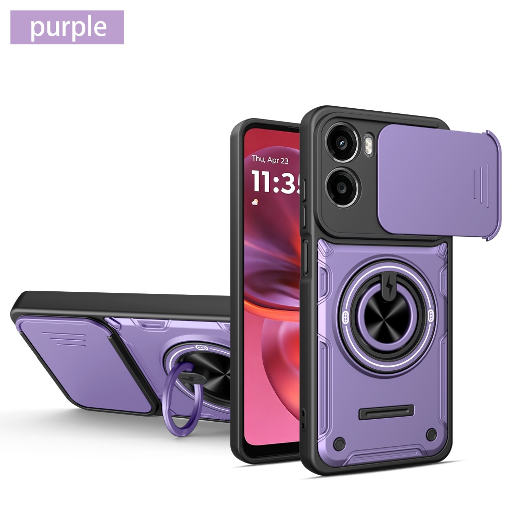Phone Accessories Ring Holder - Protezione per Fotocamera Scorrevole 360 °