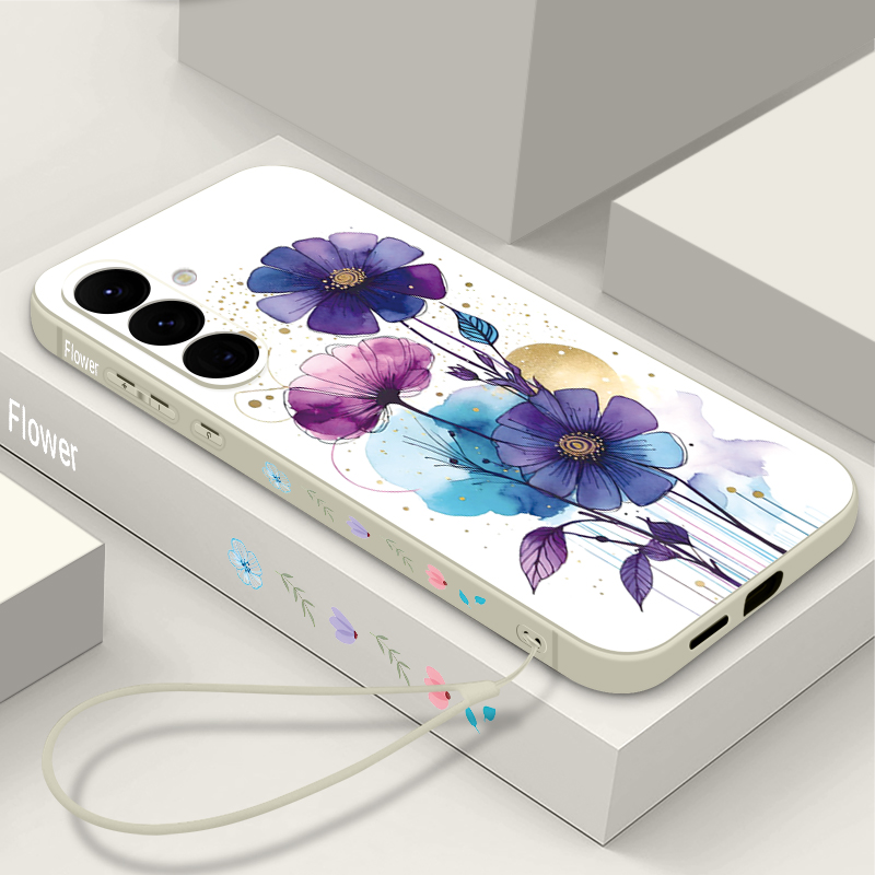 Samsung Galaxy A55 - Custodia Morbida Creativa con Cordino a