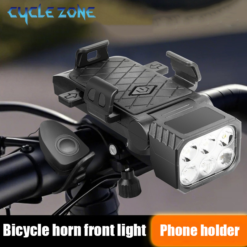 Phone Zone Accessories & Repair Photos - Luce anteriore per bicicletta con clacson