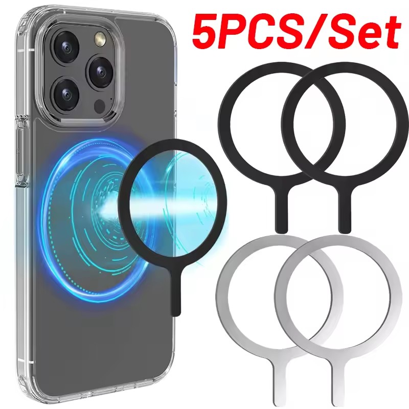Phone Accessories Ring Holder - 5-1 Pezzi Anello Adesivo per Ricarica