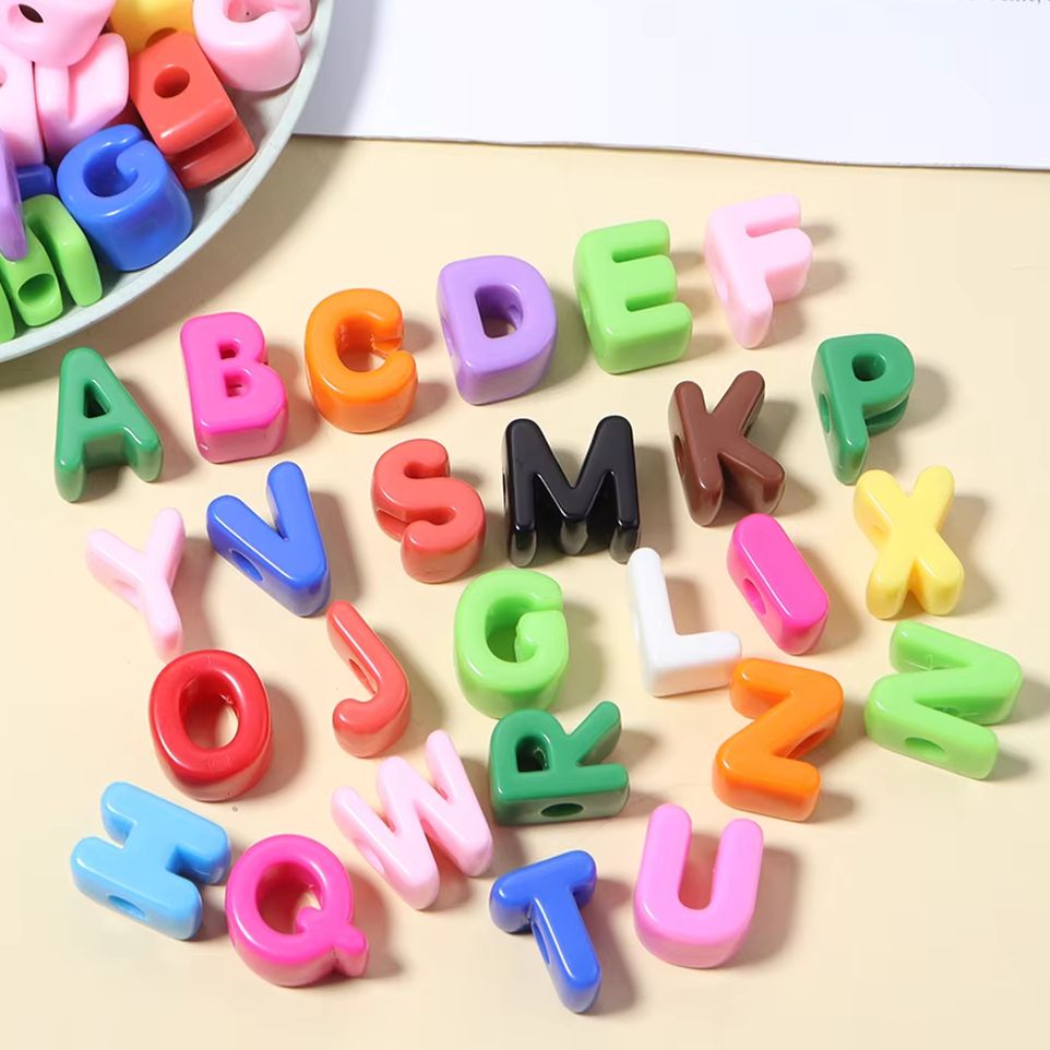 Phone Accessories Jewelry - 10 pezzi di perline con lettere