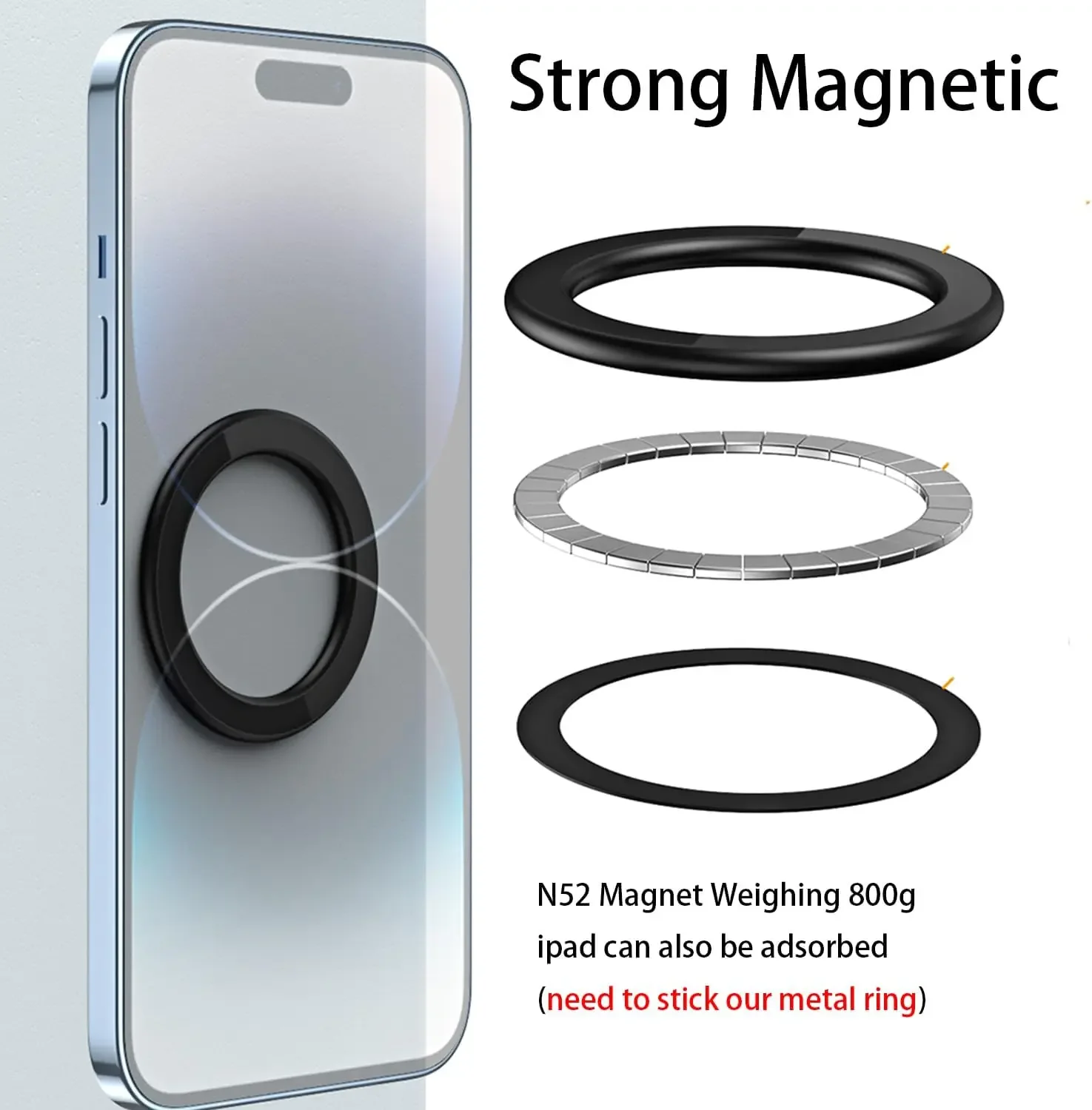 Supporto Magnetico Adesivo per - Phone Accessories Ring Holder recensione e prezzo