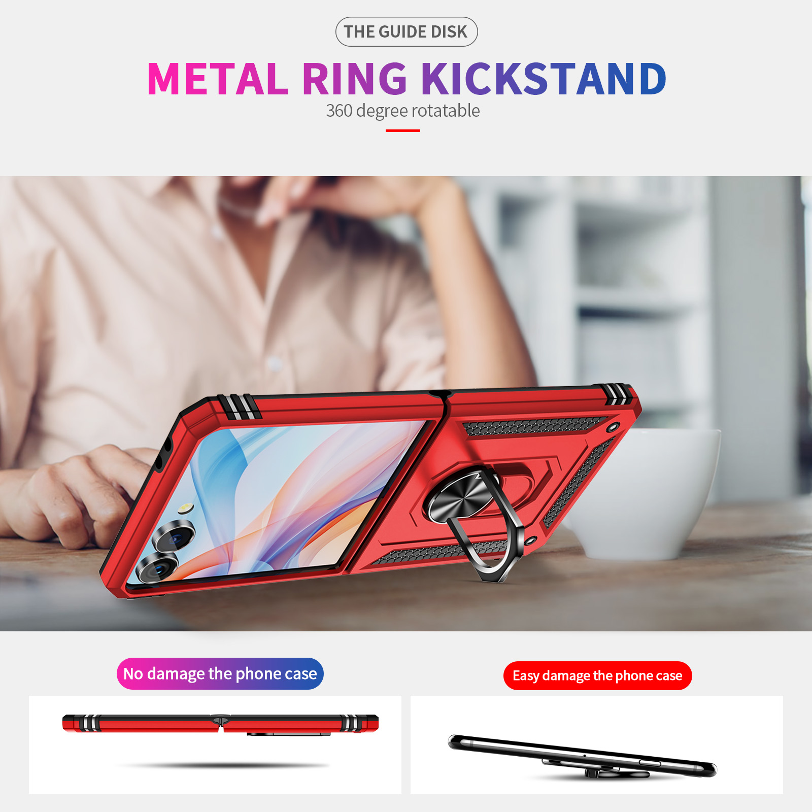 Custodia per telefono antiurto - Phone Accessories Ring Holder recensione e prezzo